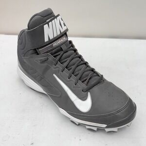 Nike Huarache Alpha Baseball Cleats Mens 13 Grey Athletic Shoes